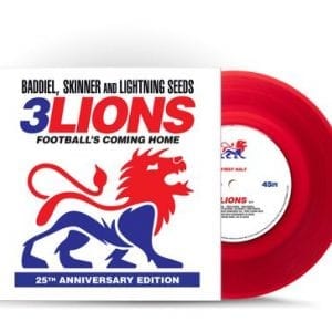 BADDIEL, SKINNER & THE LIGHTNING SEEDS - "THREE LIONS 96/98" (25TH ANNIVERSARY RE-ISSUE) //Sony Music// (Released 4th June)