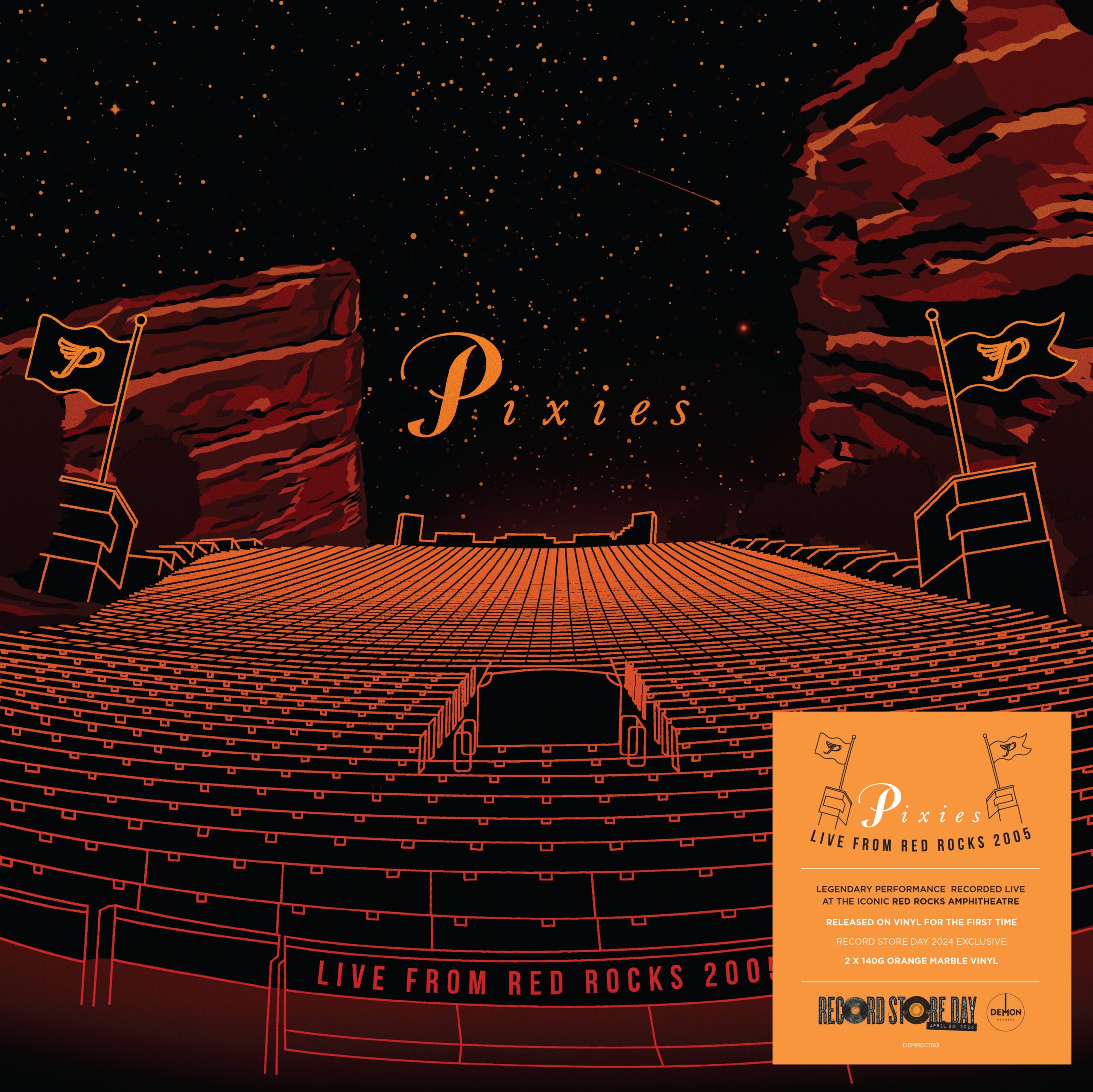 Pixies - "Live From Red Rocks 2005" RSD24 (Released 20th April 2024)