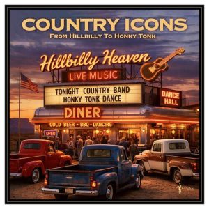 Various Artists - "Country Icons: From Hillbilly To Honky Tonk" (National Album Day 2026 - Released 17th October 2026)